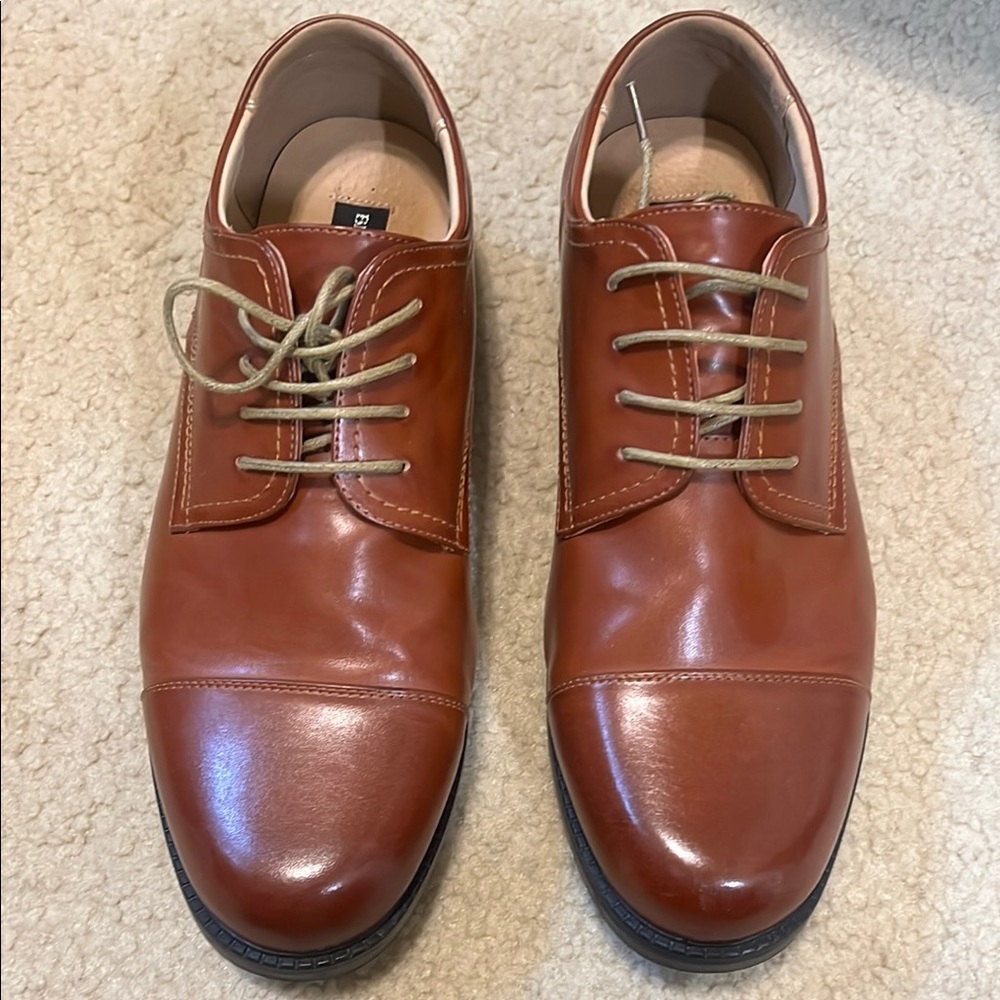 Bruno Marc brown lace up shoes